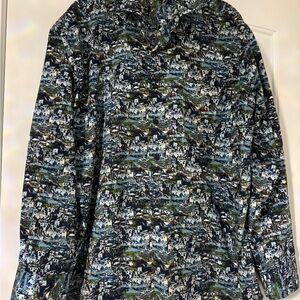 Alan Flusser Multicolor Patterned Button Down Shirt